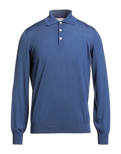 BRUNELLO CUCINELLI Pullover Blu navy 90% Lana Vergine, 10% Cachemire