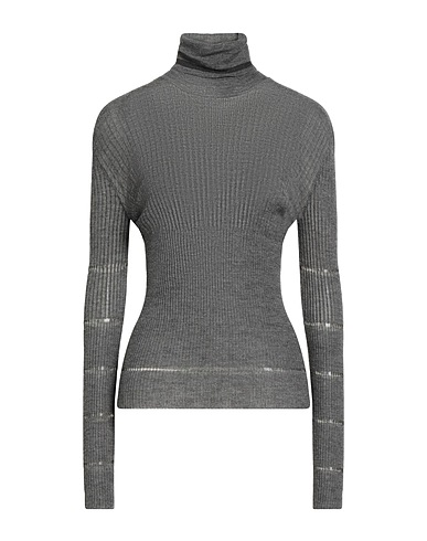 BALLANTYNE Polo neck Charcoal 69% Alpaca wool, 30% Silk, 1% Polyamide