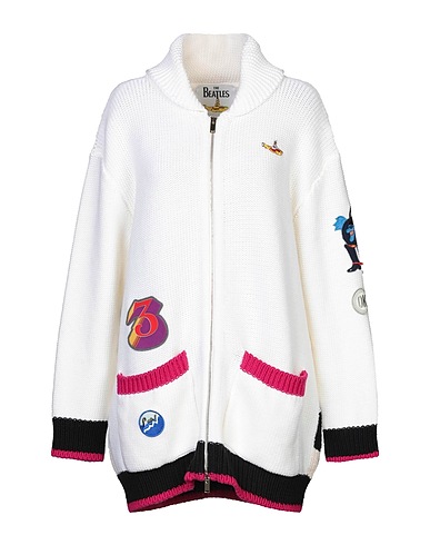 STELLA McCARTNEY Cardigan Ivory 100% Virgin Wool, Viscose, Polyester, Polyamide, Polyurethane