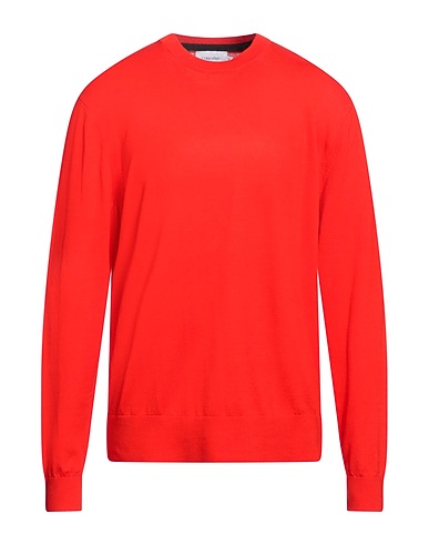 CALVIN KLEIN Pullover Rosso 100% Cotone