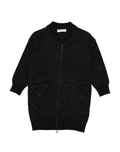 PAOLO PECORA Strickjacke Schwarz 80% Lammwolle, 20% Nylon