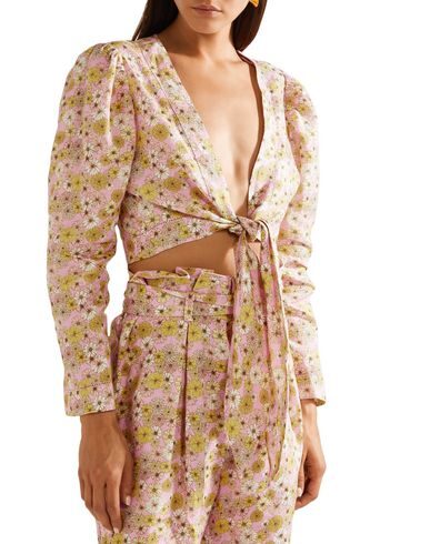 Lisa Marie Fernandez Wrap Cardigans In Pink