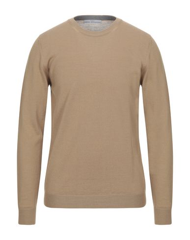 Grey Daniele Alessandrini Sweaters In Camel