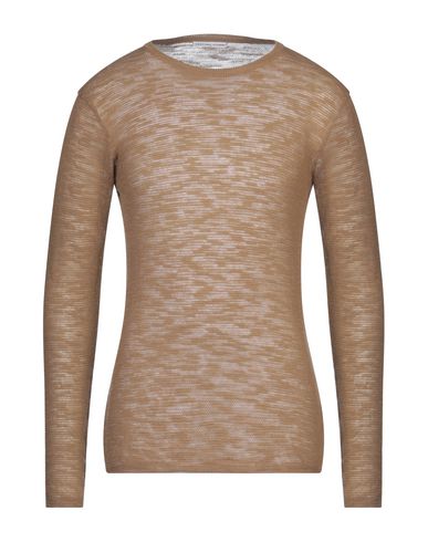 Grey Daniele Alessandrini Sweaters In Camel