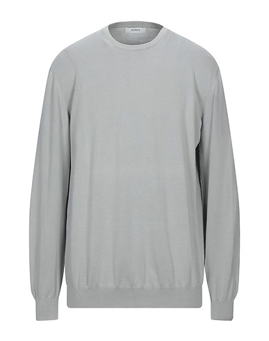ALPHA STUDIO Sweater Light grey 100% Cotton
