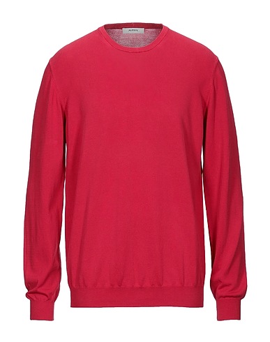 ALPHA STUDIO Jumper Red 100% Cotton