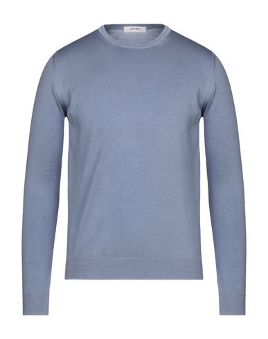 Alpha Studio Sweaters In Blue