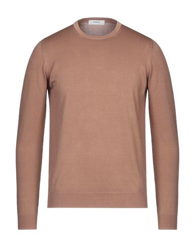 Alpha Studio Sweaters In Camel