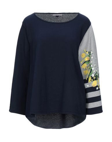 Shop High By Claire Campbell High Woman Sweater Midnight Blue Size S Cotton