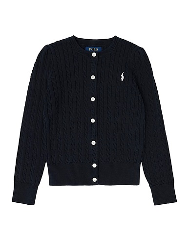 POLO RALPH LAUREN Cardigan Mini-Cable Cotton Cardigan
 Midnight blue 100% Cotton
