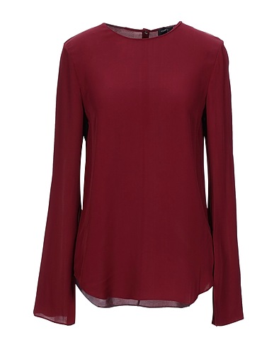 THEORY Silk top Burgundy 100% Silk