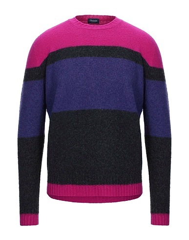 DRUMOHR Sweater Purple 100% Lambswool