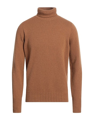 DRUMOHR Polo neck Camel 100% Lambswool