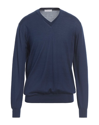 CRUCIANI Cashmere jumper Navy blue 70% Cashmere, 30% Silk