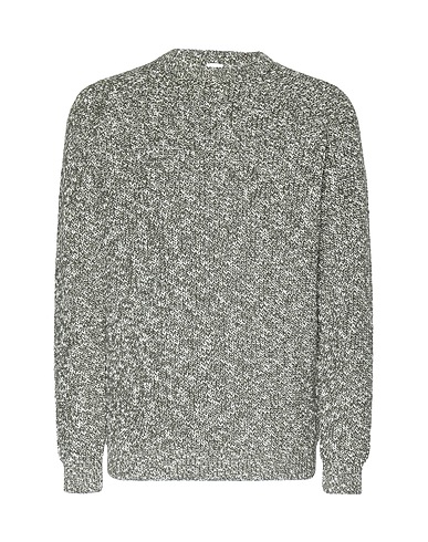 8 by YOOX Jumper Military green 54% Cotton, 34% Acrylic, 12% Polyester