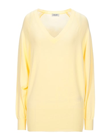LIU •JO Sweater Yellow 65% Viscose, 35% Polyamide