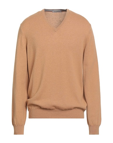 LA FILERIA Jumper Sand 80% Wool, 10% Cashmere, 10% Viscose