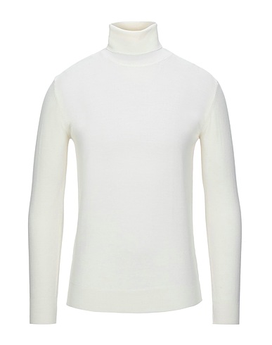 TSD12 Turtleneck Ivory 50% Merino Wool, 50% Acrylic