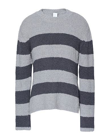 8 by YOOX Jumper Grey 96% Cotton, 4% Polyamide