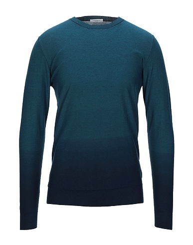 PAOLO PECORA Jumper Deep teal 100% Cotton