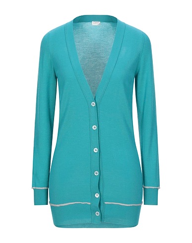 KITON Cardigan Turquoise 80% Cashmere, 20% Other Fibres