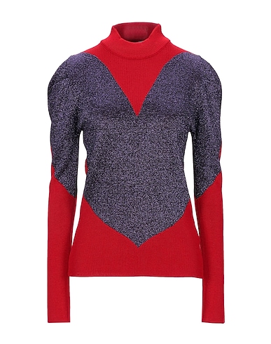 GCDS Polo neck Purple 35% Wool, 35% Acrylic, 20% Viscose, 10% Polyester