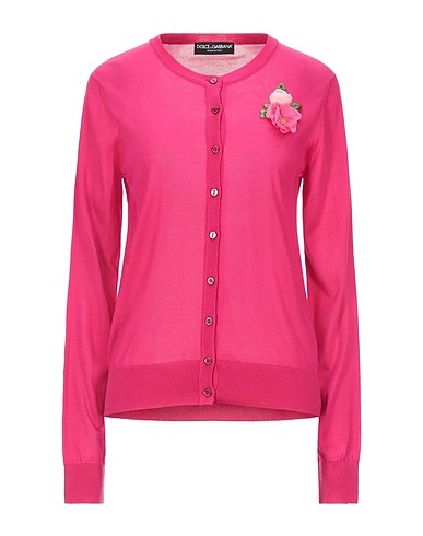 DOLCE&GABBANA Cardigan Garnet 100% Silk, PVC - Polyvinyl chloride, Viscose, Glass, Polyester
