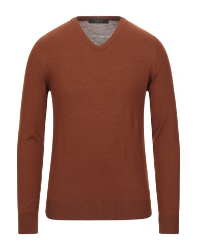 Vneck Sweaters In Brown