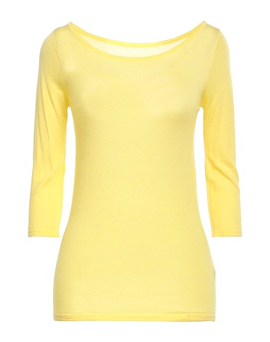 SOTTOMETTIMI Pullover Giallo 100% Lana Merino