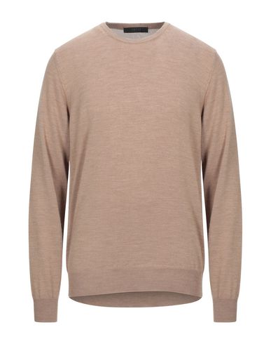 Vneck Sweater In Camel