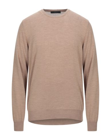 Vneck Sweater In Camel