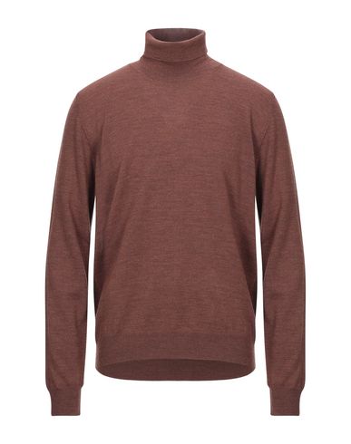 Vneck Turtlenecks In Brown