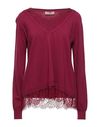 TWINSET Jumper Garnet 44% Viscose, 40% Polyamide, 13% Wool, 3% Elastane