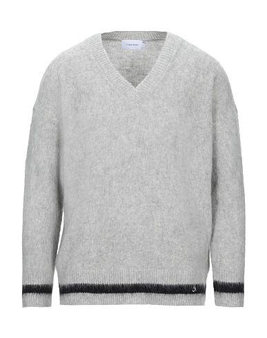 CALVIN KLEIN Jumper Grey 74% Alpaca wool, 26% Polyamide