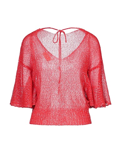 KAOS JEANS Jumper Red 67% Polyester, 33% Polyamide