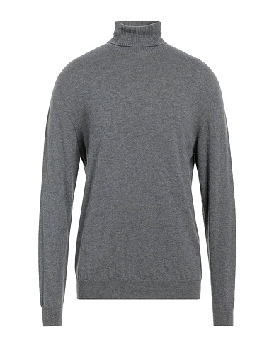 ORIGINAL VINTAGE STYLE Polo neck Grey 100% Virgin Wool