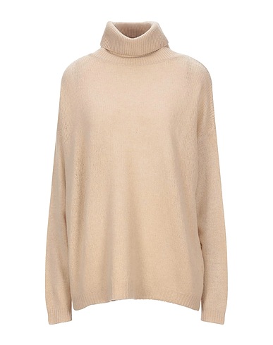 ASPESI Polo neck Beige 100% Yak wool