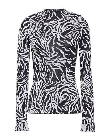 PROENZA SCHOULER Sweater Black 96% Viscose, 3% Polyamide, 1% Elastane