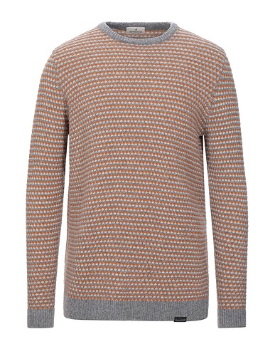BROOKSFIELD Jumper Grey 55% Virgin Wool, 22% Polyamide, 10% Viscose, 10% Wool, 3% Cashmere
