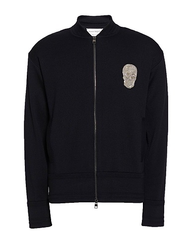 MCQUEEN Pullover mit Zipper  Schwarz 100% Wolle