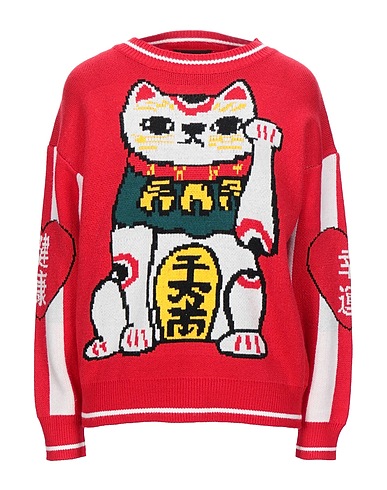 TPN Πουλόβερ Κόκκινο 60% Μαλλί, 40% Ακρυλικό