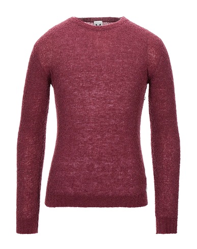 MOLO ELEVEN Pullover Bordeaux 75% Lana, 25% Poliammide