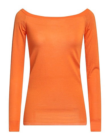 STELLA McCARTNEY Pullover Mandarino 100% Lana Vergine, Poliammide, Elastan
