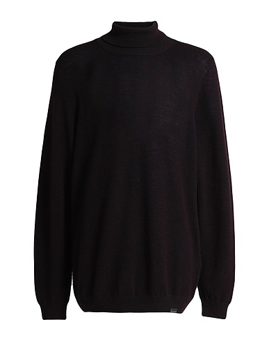 BROOKSFIELD Turtleneck Plum 60% Virgin Wool, 20% Acrylic, 14% Wool, 6% Viscose