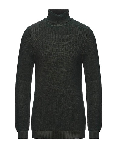 BROOKSFIELD Col roulé Vert foncé 60% Laine vierge, 20% Acrylique, 14% Laine, 6% Viscose