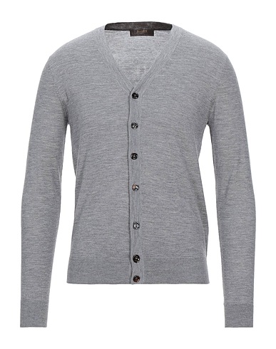 MOORER Cardigan Grey 100% Cashmere