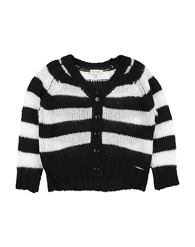 TWINSET Strickjacke Schwarz 55% Acryl, 30% Polyamid, 15% Mohairwolle
