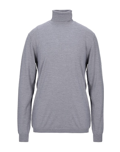 SEVENTY VENEZIA Polo neck Grey 100% Virgin Wool