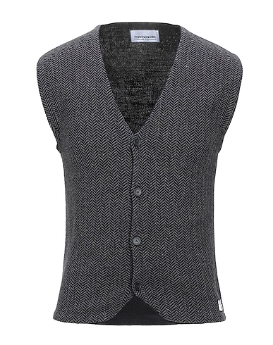 TAKESHY KUROSAWA Cardigan Black 50% Wool, 50% Acrylic