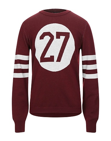 DOLCE&GABBANA Jumper Burgundy 100% Virgin Wool